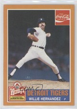 1985 Wendy's/Coca-Cola Detroit Tigers Restaurant Willie Hernandez #11