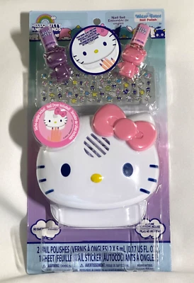 Sanrio Hello Kitty сушилка для ногтей с 2 лак для ногтей и наклейка лист девочек подарочный набор - Изображение 1 из 4