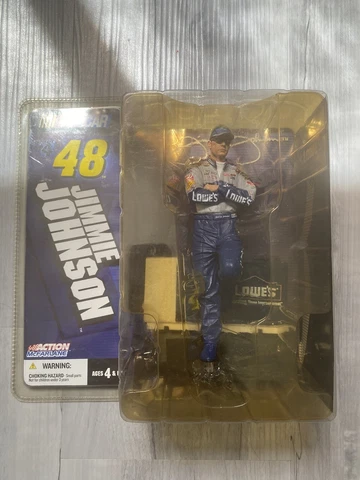Action McFarlane NASCAR Series 4 JIMMIE JOHNSON 48 Lowes Figure 2004 Cover