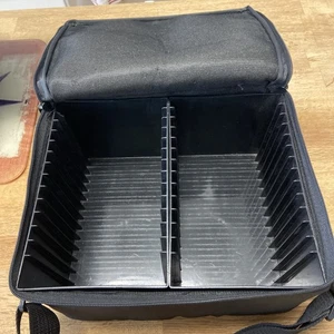 De Colección Daal 30 CD Disco Compacto Joya Estuche de Transporte Almacenamiento Viaje Negro - Imagen 1 de 9