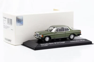1:43 Mercedes-Benz 230 CE W123 Coupè 1975 - 1985 Metallic Verde Scuro Minichamps - Immagine 1 di 3