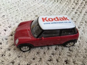 Welly diecast model car of a Mini Cooper Kodak Wilkinsons - Picture 1 of 7