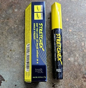Touch In Sol STRETCHEX Stretch-Wimperneffekt-Wimperntusche 0,24 Unzen volle Größe neu im Karton! - Bild 1 von 2