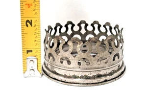 ANTIKE ALADDIN MODELL 6 ÖLLAMPE BRENNER NICKEL GALERIE - Bild 1 von 8