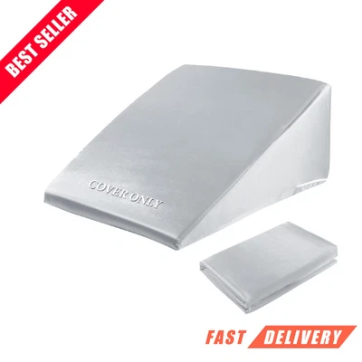 Funda de almohada de cuña para cama de satén funda de almohada de cuña sedosa y lisa paquete de 1 25"x25"x8" Foto 1 de 4