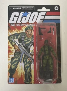 G.I. Joe Lonzo "Stalker" Wilkinson 3,75" Retro Actionfigur Spielzeug gebogene Karte Neu - Bild 1 von 2