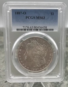 1887-O Morgan Silver Dollar —— PCGS MS63 —— New Orleans Mint - Bild 1 von 8
