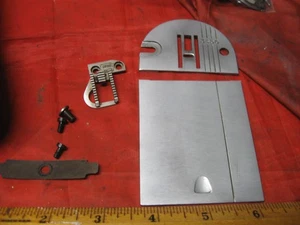 Singer 328K 338 Sewing Machine Parts Needle Bobbin Slide Plate Feed Dog VINTAGE - Picture 1 of 3