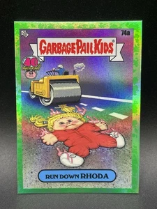 Garbage Pail Kids 40th Anniversary - Booger GREEN - Run Down Rhoda #74a - Picture 1 of 2