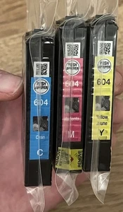 Epson 604 Ink Cartridges Cyan, Magenta, Yellow Pineapple - Picture 1 of 1