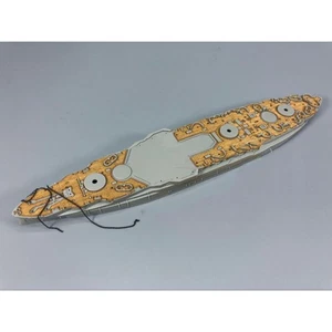 Wooden Deck with Trumpeter 06712 Accessories for 1/700 Fuso Battleship CY700039 - Picture 1 of 4
