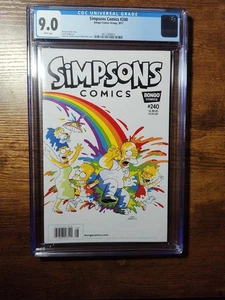 2017 Simpsons Comics #240 Cgc 9.0 - Foto 1 di 2