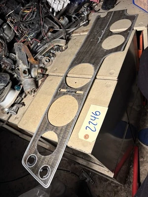 1970 Amc Javelin Wood Grain Dash Overlay With Ac - Image 1 of 4