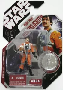 Hasbro Star Wars 30th Aniversario Biggs Darklight Rebel Piloto Figura - Imagen 1 de 1