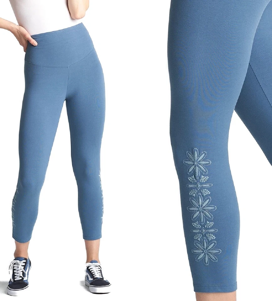 Legging Yummie REAL TEAL Geo Floral Bordado Skimmer Modelador, Lg Foto 1 de 4