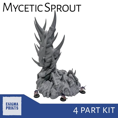ENIGMA PRINTS Mycetic Sprout - 28mm Tyranid 3D Printed Terrain for Tabletop Wargaming