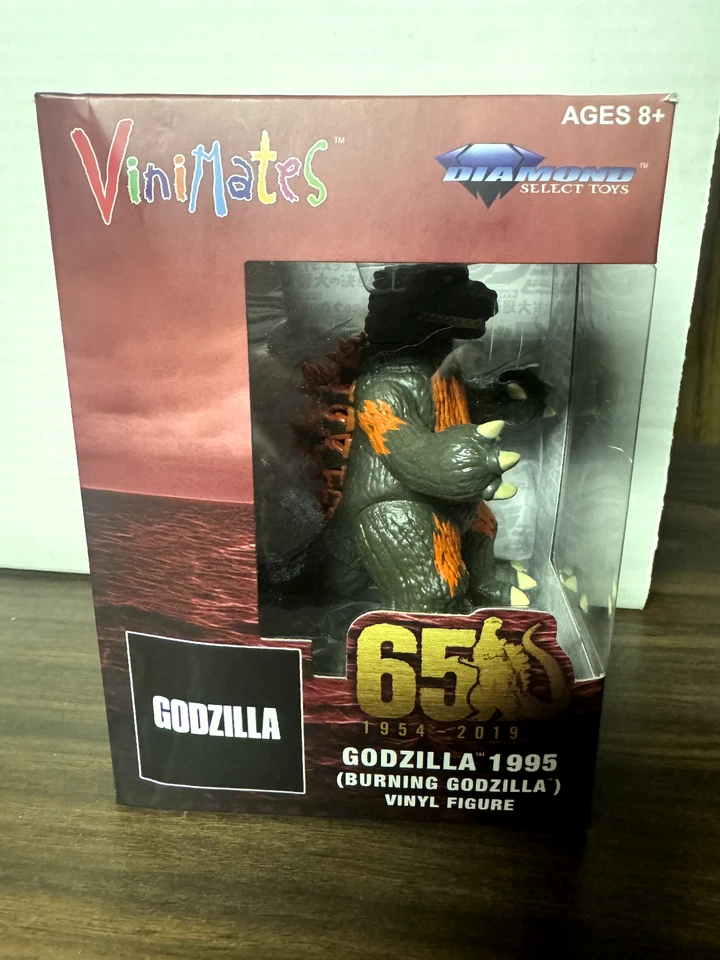 Godzilla 1995 Burning Godzilla Vinimates Diamond Select 65 aniversario nuevo Foto 1 de 1