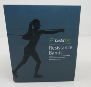 Letsfit Resistance Bands Set Exercise Bands with Handles Training - Picture 1 of 7