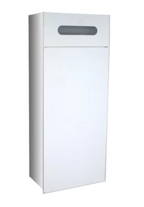 600mm Stainless Steel Bevelled Edge Top Led Light Tall Bathroom Mirror Cabinet - Picture 1 of 3