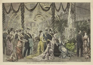 Harper's Weekly: "LA RECEPCIÓN DE LA COMANDANCIA MORTON EN EL JARDÍN DE GILMORE" - Imagen 1 de 1