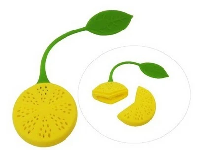 Infusor de té rebanada de limón colador de hojas sueltas filtro de silicona novedad  Foto 1 de 3