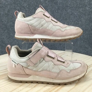 Merrell Shoes Womens 8 Alpine Cross Sporty Low Sneakers J99452 White Pink Suede - Picture 1 of 16