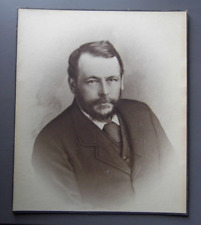 HENRY ROWNTREE. LARGE PHOTO, c.25x30 cms. 1838-1883. Reprint photo for his wife.