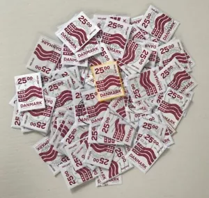 20 GRAMS OF DANISH STAMPS - RELEASED ON 02.01.2024! 100 STAMPS! - Picture 1 of 2