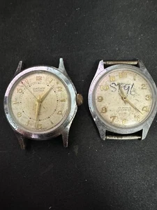 2 x Vintage Datum Datex Automatic Wristwatch watch for parts - Picture 1 of 6