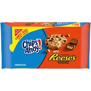 CHIPS AHOY! Cookies with Reese’s Peanut Butter Cups, Family Size, 14.25 oz - Picture 1 of 11
