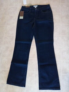 Sonoma Original Fit Boot Cut Jeans Womens Size 8 Blue Dark Wash NEW - Picture 1 of 3