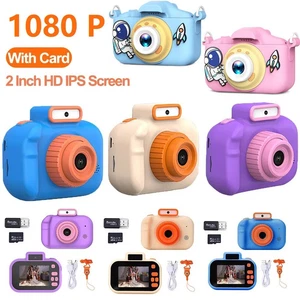 Mini fotocamera digitale per bambini 1080P con scheda TF 32G videocamera video regali di Natale - Foto 1 di 26