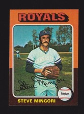 1975 TOPPS MINI #544  Steve Mingori  KANSAS CITY ROYALS  EX-MINT  A