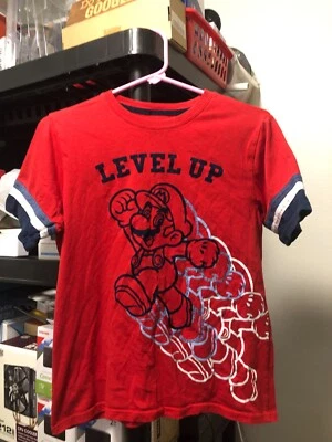 Super Mario Boys Short Sleeve T-Shirt Size XL - Image 1 of 3