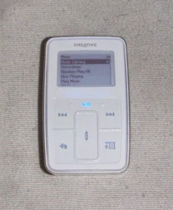 Creative Zen Micro (4GB) Digital Media MP3 Player White. Works great, good cond. - Picture 1 of 3