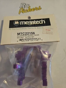 Megatech MTC22156 HPI Purple Upper Gear Mount Bulkhead Nitro RS4 MT Aluminum (P1 - Picture 1 of 2