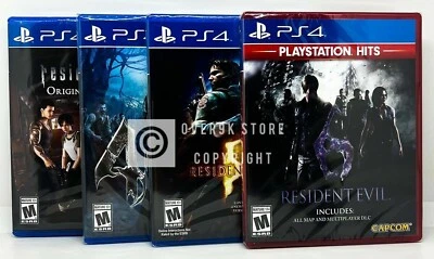 Resident Evil Bundle Origins + 4 + 5 + 6 - PS4 - Brand New | Factory Sealed - Image 1 of 4