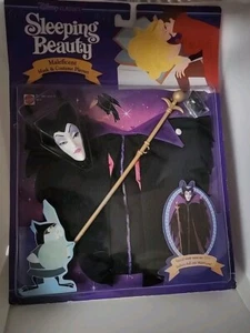 1991 Mattel Disney Classics "Sleeping Beauty Maleficent" Doll Mask & Costume - Picture 1 of 10