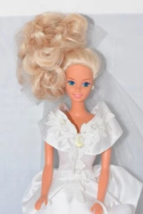 Abito da sposa Mattel Haute Couture 1966 capelli biondi occhi azzurri sposa Barbie bambola - Foto 1 di 8