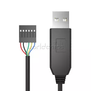 FTDI FT232RL USB to Serial adapter module USB TO TTL RS232 Arduino Cable 6Pin - Picture 1 of 9