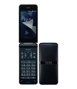 KYOCERA KY-42C black DIGNO KEITAI Red 8GB ANDROID FLIP PHONE UNLOCKED - Picture 1 of 12