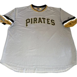 Maglia Majestic Roberto Clemente #21 Pittsburgh Pirates Cooperstown MLB 3XL 3XT - Foto 1 di 10