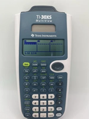 TI-30XS Texas Instruments MultiView Blue/White Scientific Calculator With Cover - Image 1 of 4