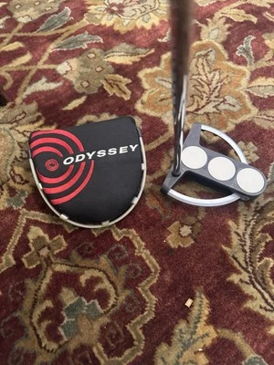 RARE Odyssey Tri-Ball SRT White Steel Putter 35” RH & MINT HC - New Odyssey Grip - Image 1 of 4