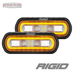 Rigid Industries SR-L Series Off-Road LED Light Spreader Amber Halo Pair  53123 - Picture 1 of 10