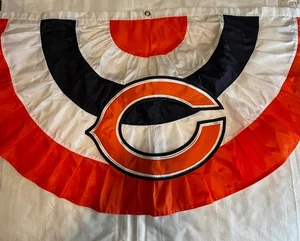 NEU Chicago Bears Wimpel Plissee Fächer Banner - 51 Zoll x 27 Zoll - Bild 1 von 4