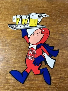 "Calcomanías adhesivas de cerveza Budweiser vintage sin usar palo en exhibición 8"" X 5""" - Imagen 1 de 2