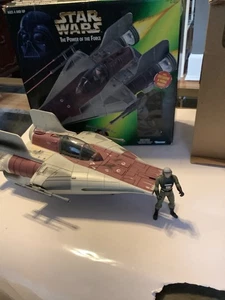 Star Wars Power of the Force A-Wing Fighter; komplett; nicht getestet - Bild 1 von 8