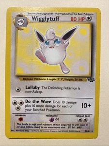 Wigglytuff Pokémon TCG Sammelkarte - RAR - 32/64 Dschungel - Bild 1 von 14