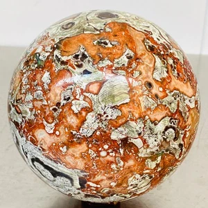Sfera sfera cristallo agata di denaro naturale guarigione 4020G - Foto 1 di 12